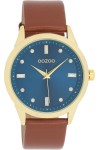 OOZOO Timepieces Brown Leather Strap 40mm C11438