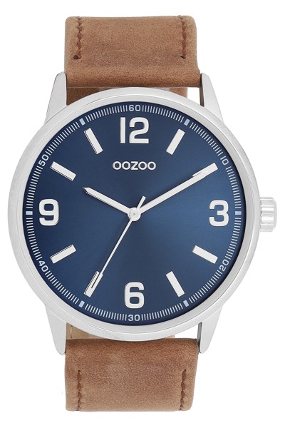 OOZOO Timepieces Brown Leather Strap 45mm C11501