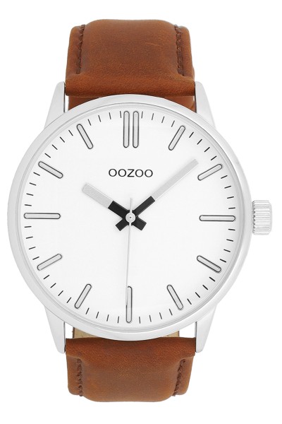 OOZOO Timepieces Brown Leather Strap 45mm C11513
