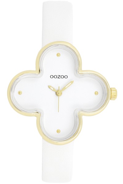 OOZOO Vintage White Leather Strap C11520