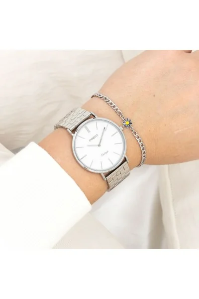 OOZOO Ladies Silver Bracelet 40mm C20400