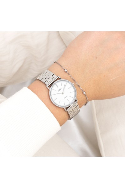 OOZOO Ladies Silver Bracelet 32mm C20405