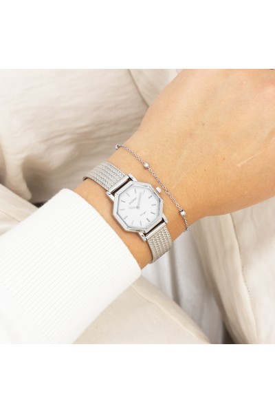 OOZOO Vintage Ladies Bracelet Silver 28mm C20435