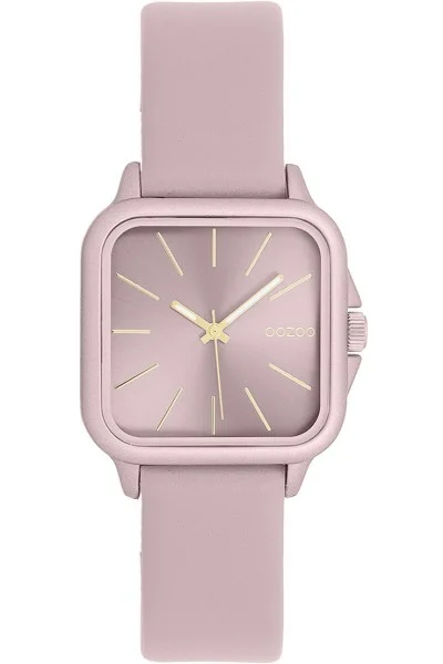 OOZOO Timepieces Pink Leather Strap C11667