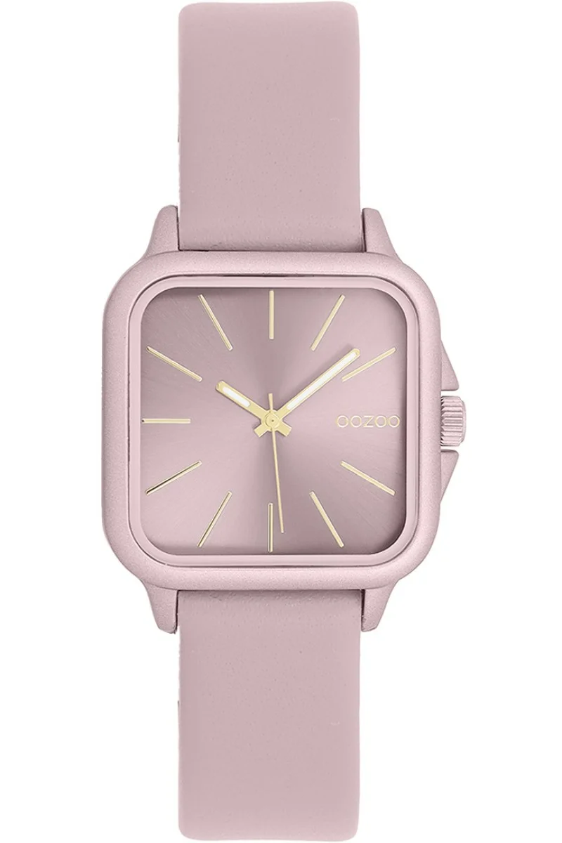 OOZOO Timepieces Pink Leather Strap C11667