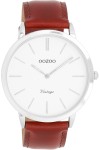 OOZOO Vintage Red Leather Strap 42mm C20385