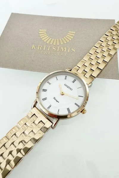 OOZOO Vintage Ladies Bracelet Gold 28mm C20376