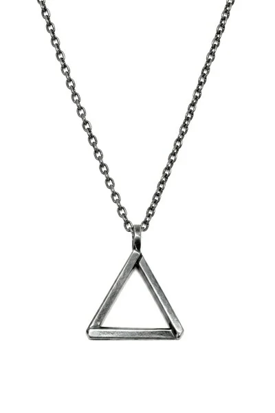 Χειροποίητο Κολιέ με Αλυσίδα TALOS από Ασήμι Geometric