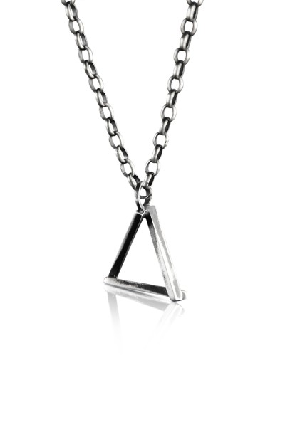 Κολιέ TALOS Χειροποίητο από Ασήμι Geometric