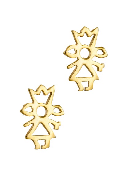 Σκουλαρίκι Χρυσό 9Κ Μικρή Πριγκίπισσα