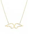 Κολιέ Χρυσό 9Κ Φτερά Chic Shine