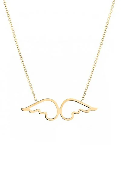 Κολιέ Χρυσό 9Κ Φτερά Chic Shine