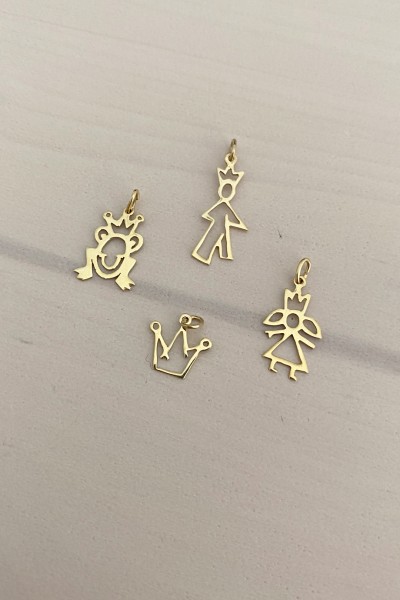 Κρεμαστό Χρυσό 9Κ Μικρός Πρίγκιπας