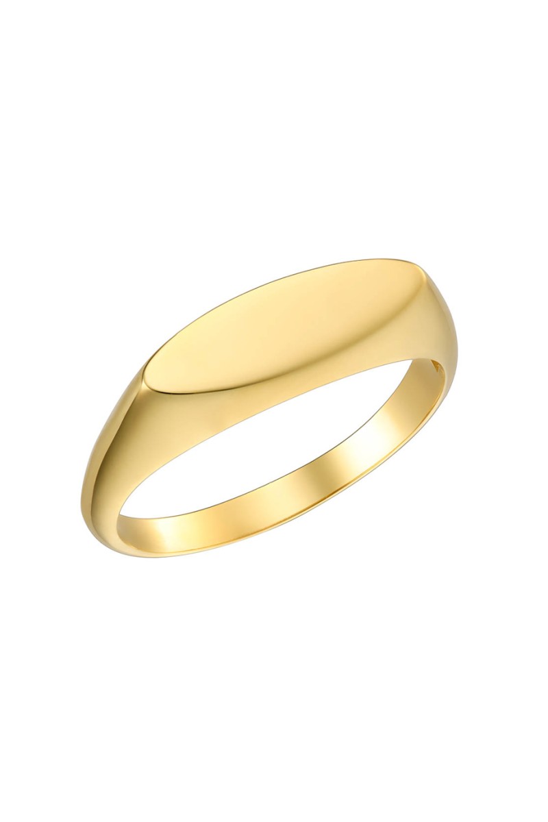 Δαχτυλίδι Χρυσό 9Κ Oval Chevalier