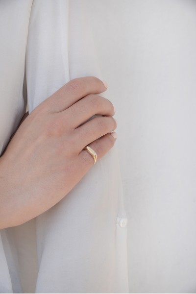 Δαχτυλίδι Χρυσό 9Κ Oval Chevalier