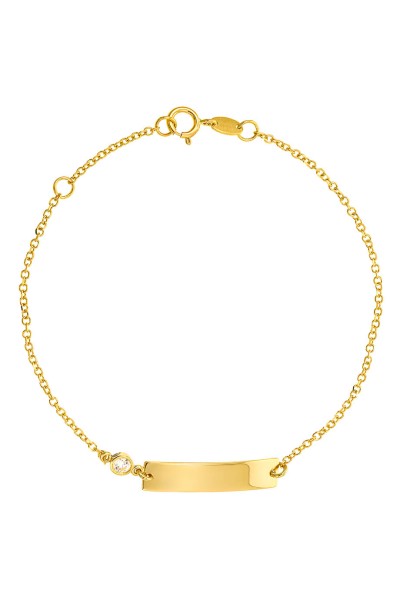 Βραχιόλι Χρυσό 9Κ Ταυτότητα Label It