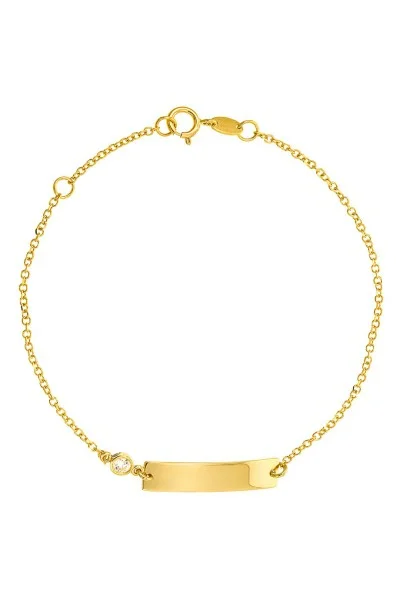 Βραχιόλι Χρυσό 9Κ Ταυτότητα Label It