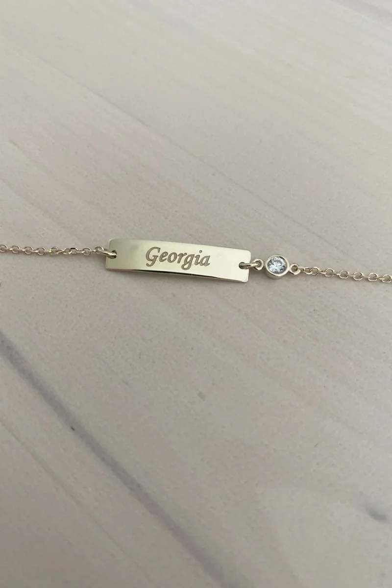 Βραχιόλι Χρυσό 9Κ Ταυτότητα Label It