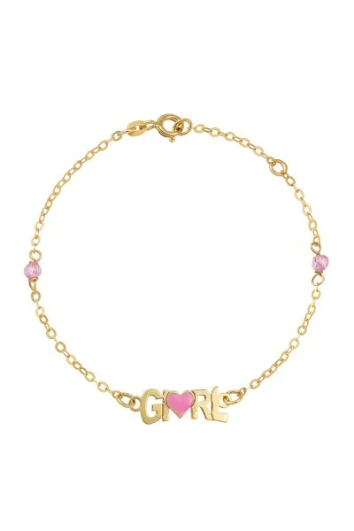 Βραχιόλι Χρυσό 9Κ Girl