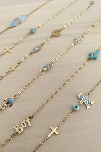 Βραχιόλι Χρυσό 9Κ Boy