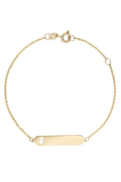 Βραχιόλι Χρυσό 9Κ Ταυτότητα Κορίτσι