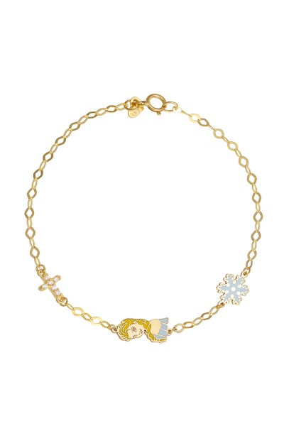 Βραχιόλι Χρυσό 9Κ Frozen