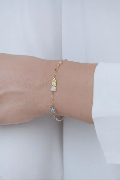 Βραχιόλι Χρυσό 9Κ Frozen