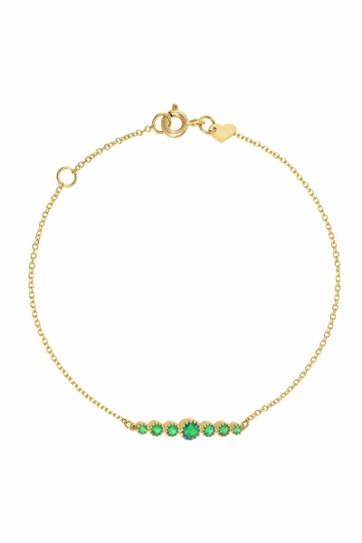 Βραχιόλι Χρυσό 9Κ Green Line