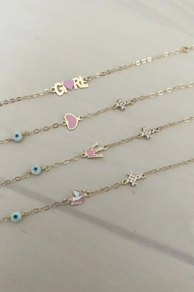 Βραχιόλι Χρυσό 9Κ Κορώνα Ματάκι