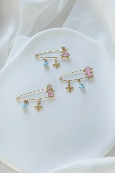 Παιδική Χρυσή 9Κ Παραμάνα Μπαλαρίνα Ματάκι