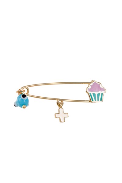 Παιδική Χρυσή 9Κ Παραμάνα Cupcake