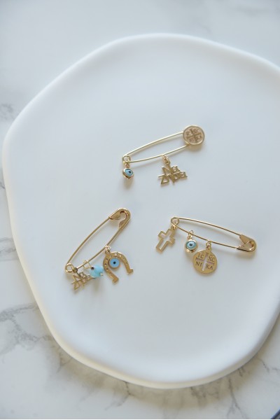 Παιδική Χρυσή 9Κ Παραμάνα Πέταλο Baby