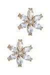 Σκουλαρίκι Χρυσό 14Κ White Flower