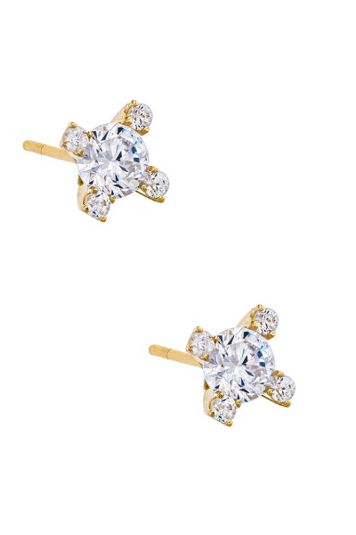 Σκουλαρίκι Χρυσό 14Κ Μαργαρίτα