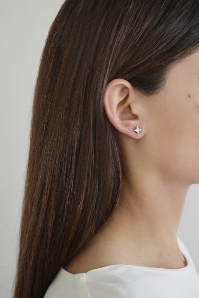 Σκουλαρίκι Χρυσό 14Κ Μαργαρίτα