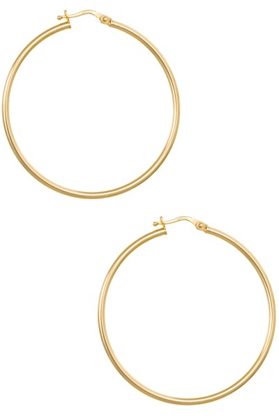 Σκουλαρίκι Χρυσό 14Κ XL Yellow