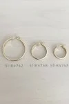 Σκουλαρίκι Χρυσό 14Κ Κρίκος Τετράγωνος 3.5cm