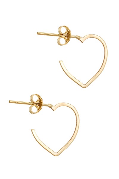 Σκουλαρίκι Χρυσό 14Κ I Heart You