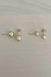 Σκουλαρίκι Χρυσό 14Κ Φούσκες Λουστρέ 8mm
