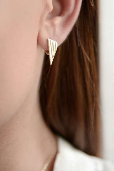 Σκουλαρίκι Χρυσό 14Κ Rock Drops