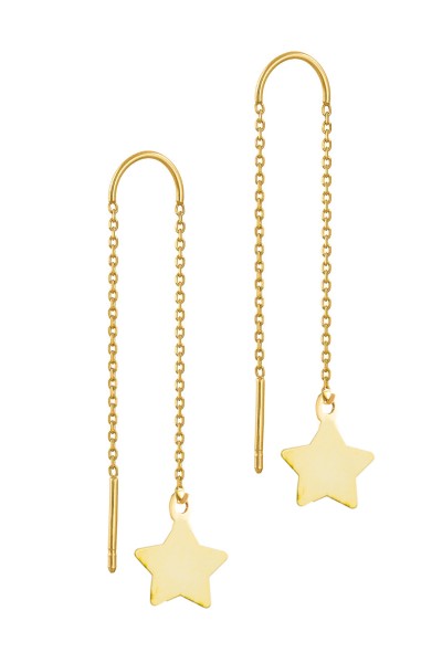 Σκουλαρίκι Χρυσό 14Κ Star Fun