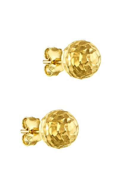 Σκουλαρίκι Χρυσό 14Κ Shiny Party 8mm