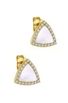 Σκουλαρίκι Χρυσό 14Κ Mother of Pearl