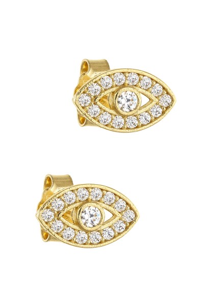 Σκουλαρίκι Χρυσό 14Κ Like An Eye