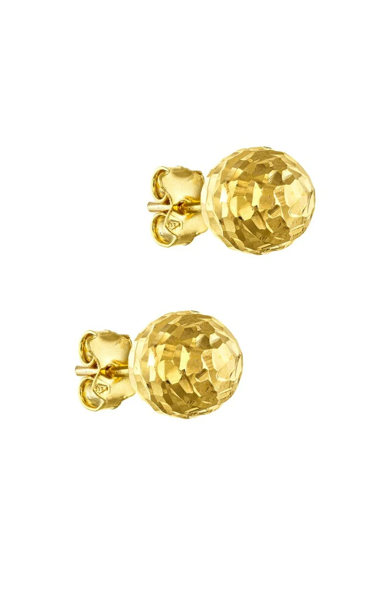 Σκουλαρίκι Χρυσό 14Κ Shiny Party 6mm