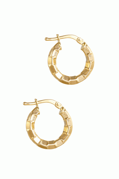 Σκουλαρίκι Χρυσό 14Κ Κρίκος Disco Small