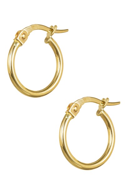 Σκουλαρίκι Χρυσό 14Κ Κρίκος 2cm