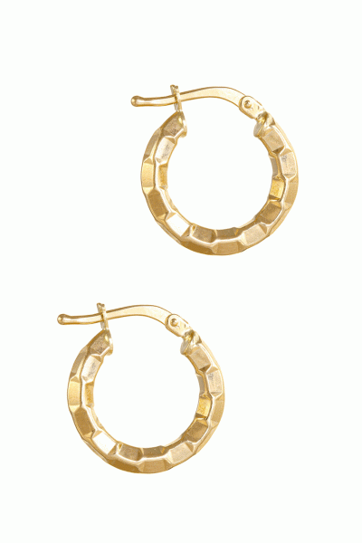 Σκουλαρίκι Χρυσό 14Κ Κρίκος Disco 2cm