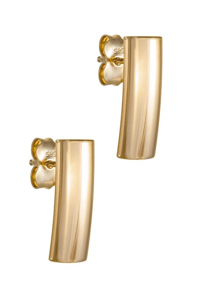 Σκουλαρίκι Χρυσό 14Κ Shiny Line