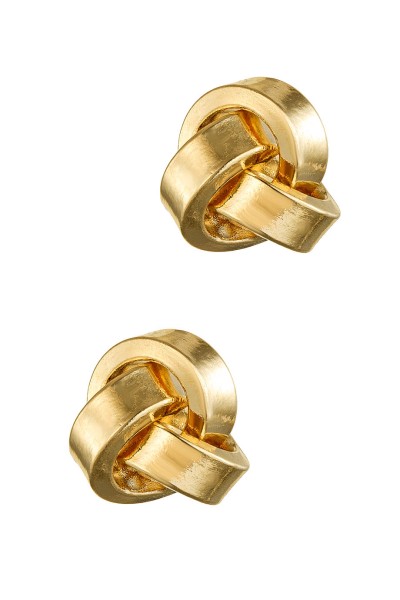 Σκουλαρίκι Χρυσό 14Κ Square Πλεξούδα 6516